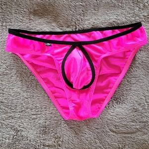 joe snyder swim bikini, pink (m)